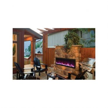 Amantii BI-60-SLIM Indoor-Outdoor Linear Fireplace