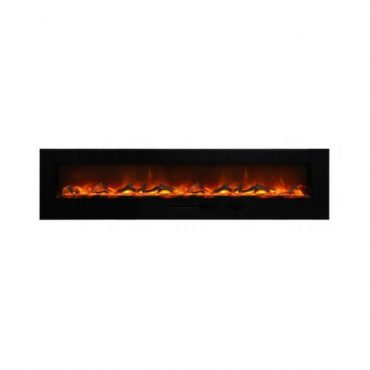 Amantii WM-FM-88-10023-BG Linear Electric Fireplace