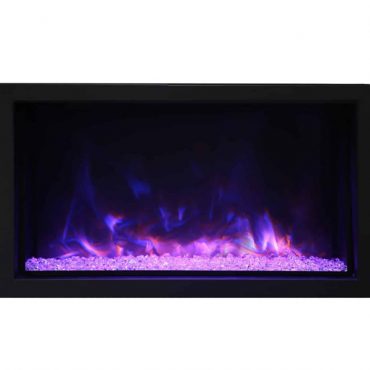 Amantii BI-40-DEEP-XT Indoor-Outdoor Linear Fireplace