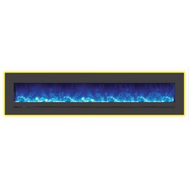 Sierra Flame WM-FML-88-9623-STL Linear Fireplace