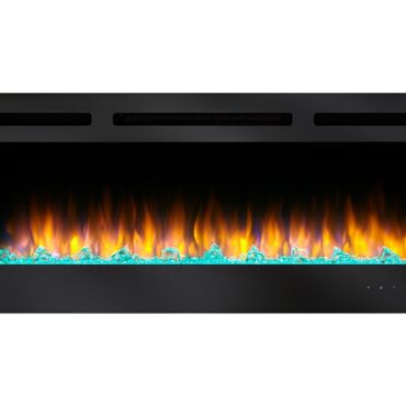 84″ Allusion recessed linear electric fireplace