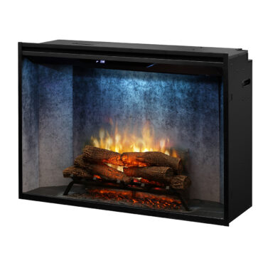 Revillusion® 42″ Built-In Firebox, Weathered Concrete